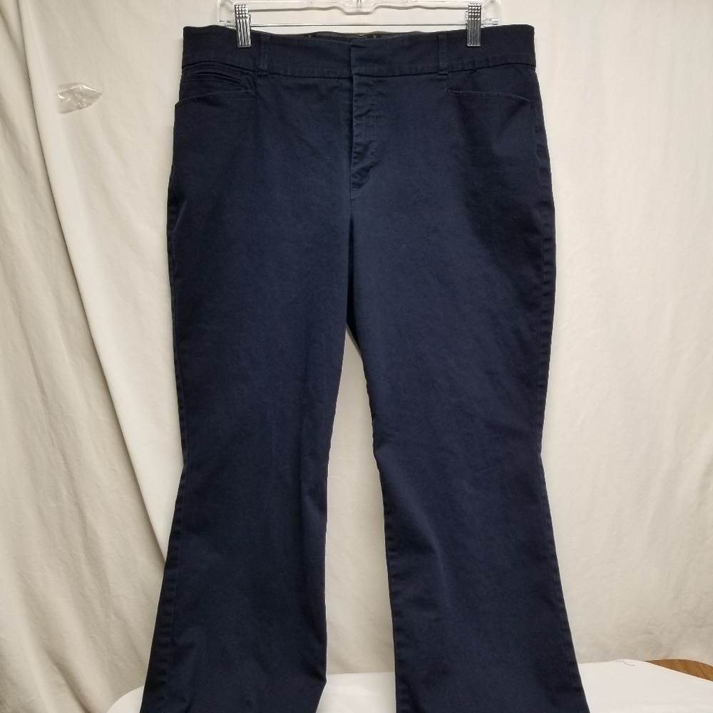 Gloria Vanderbilt 14S Navy Casual Pants